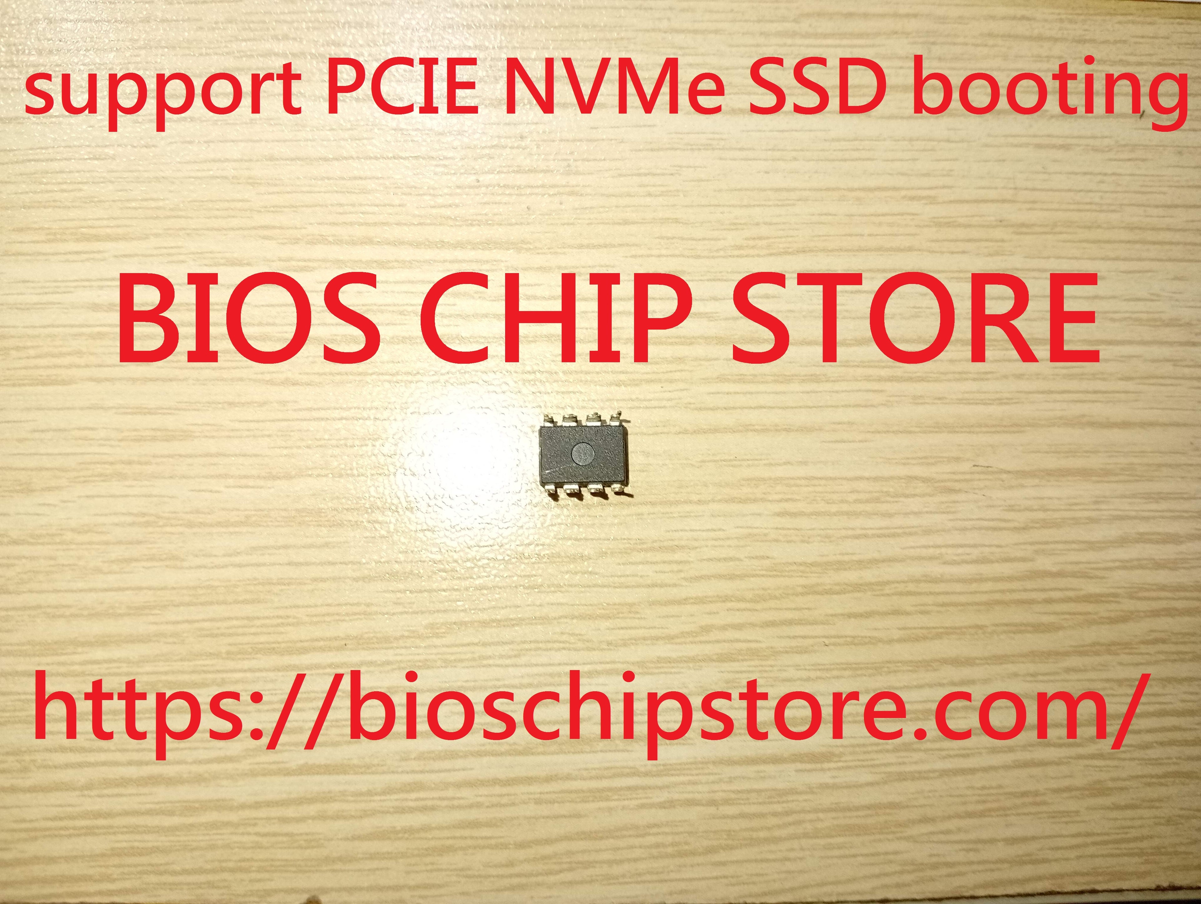 Close-up photo of the DIP-8 pin configuration for the Asus Maximus V Gene modded BIOS chip, showing the 8-pin socketed design.