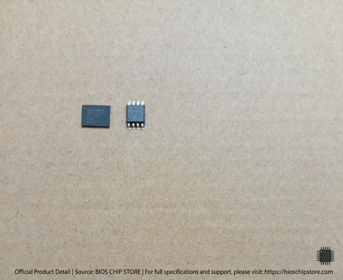 Pre-programmed dual BIOS chip set (BIOS 1 & BIOS 2) for Dell Latitude 5431 for boot repair and password unlock.
