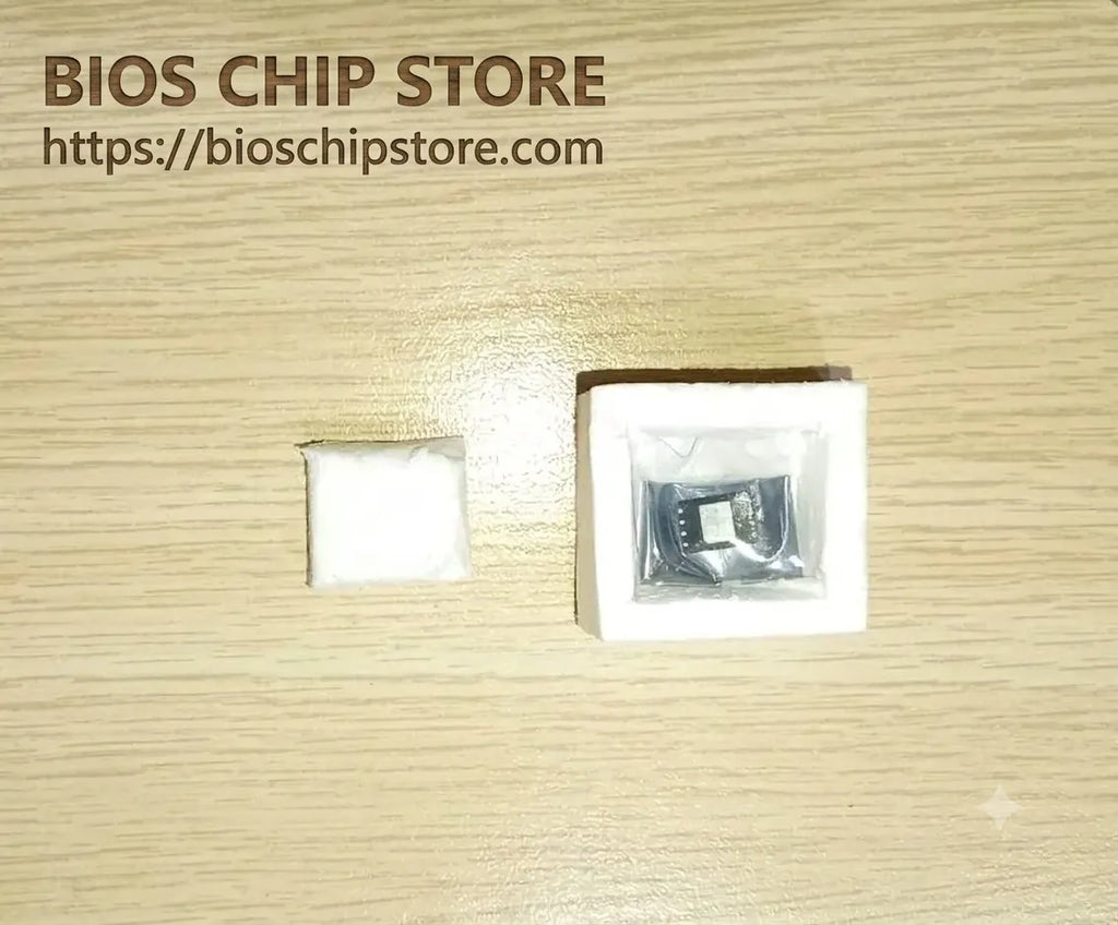 Pre-programmed BIOS chip for HP EliteBook 836 G5, safely packed in protective ESD-safe anti-static packaging to prevent technical damage.