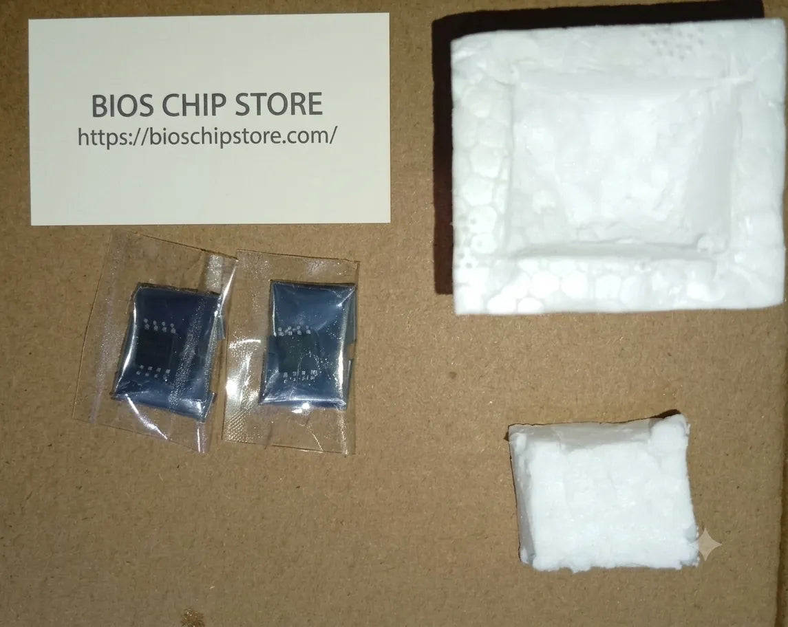 Pre-programmed BIOS chip for Lenovo ThinkBook 15p G2 ITH, safely packed in protective ESD-safe anti-static packaging to prevent technical damage.