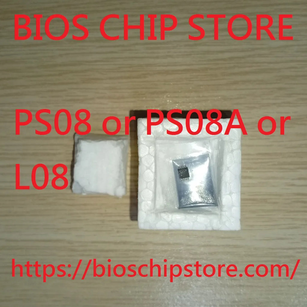 Pre-programmed BIOS password unlock and Computrace removal chip for Lenovo ThinkPad L440 in ESD-safe packaging.
