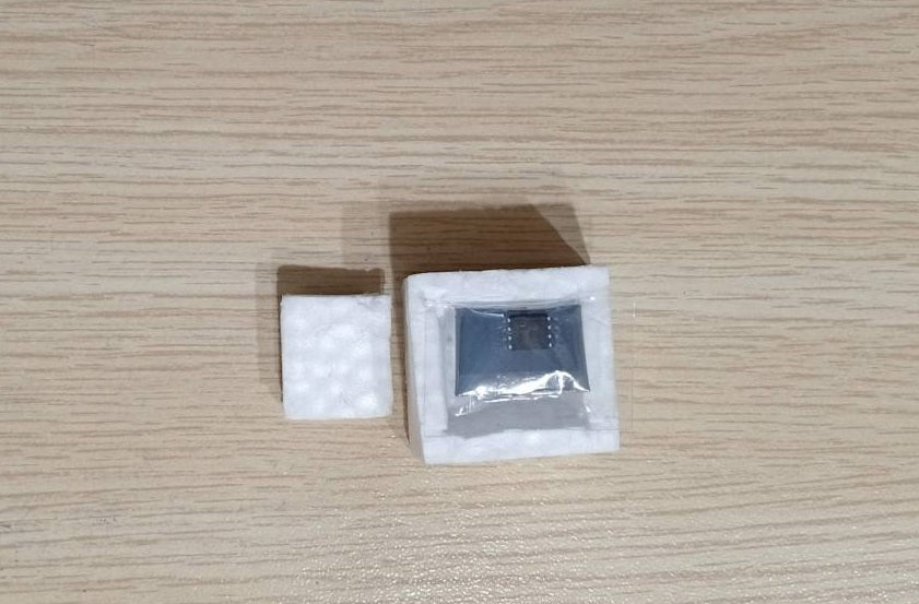 Pre-programmed BIOS chip replacement for MSI B150M BAZOOKA motherboard, safely packed in protective ESD-safe anti-static packaging to prevent technical damage.